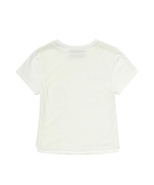 GILAARCHIVE（ギラアーカイブ）の「LAYERED DOODLE SHEER CROP T-SHIRTS_IVORY（Tシャツ/カットソー・レディース・その他・FREE）」の6枚目の写真