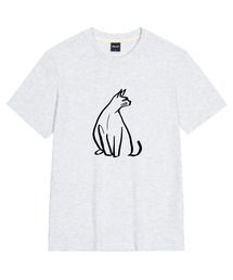 図面猫の半袖