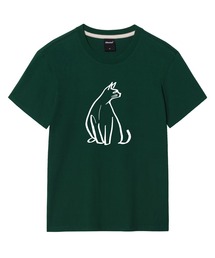 図面猫の半袖