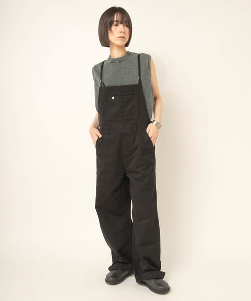 RNA-N(アールエヌエーエヌ)の「O0760 THIN STRAP OVERALLS(サロペット/オーバーオール・レディース・ライトインディゴブルー/ブラック/インディゴブルー・FREE)」の5枚目の写真