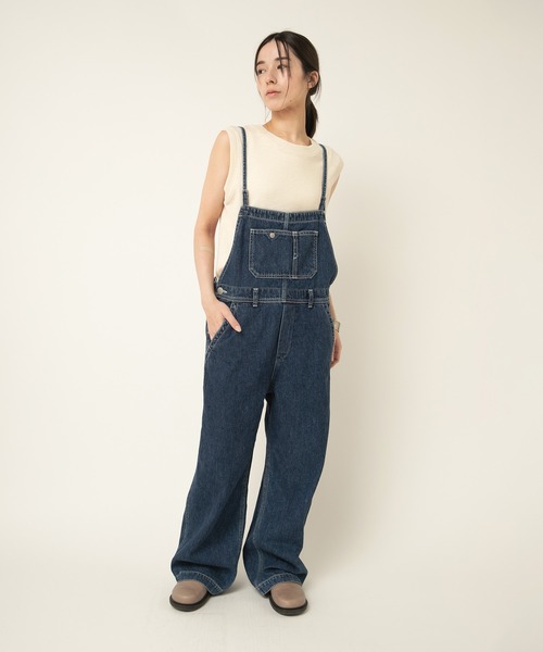 RNA-N(アールエヌエーエヌ)の「O0760 THIN STRAP OVERALLS(サロペット/オーバーオール・レディース・ライトインディゴブルー/ブラック/インディゴブルー・FREE)」の8枚目の写真