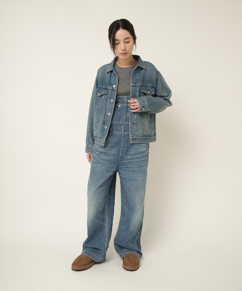 RNA-N(アールエヌエーエヌ)の「O0760 THIN STRAP OVERALLS(サロペット/オーバーオール・レディース・ライトインディゴブルー/ブラック/インディゴブルー・FREE)」の15枚目の写真