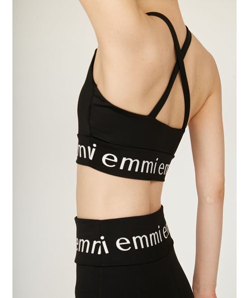 emmi（エミ）の「emmiロゴブラトップ（水着・レディース・ブラック・0/1）」の5枚目の写真