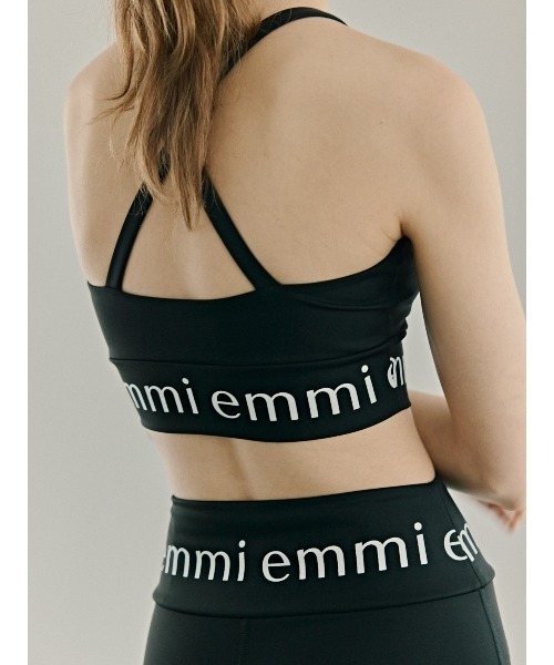 emmi（エミ）の「emmiロゴブラトップ（水着・レディース・ブラック・0/1）」の6枚目の写真