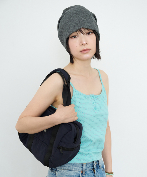 PARAKEET(パラキート)の「フラッター ヘンリースリーブレス (ミント)(Tシャツ/カットソー・レディース・ホワイト/ミント・OS)」の3枚目の写真