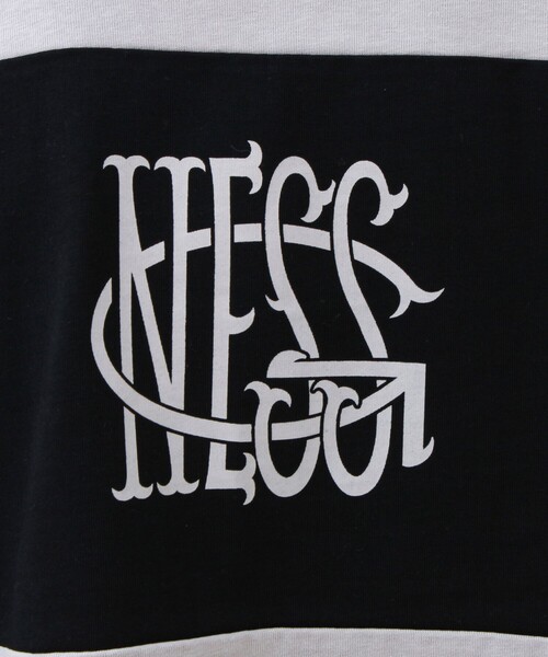 GLOSTER(グロスター)の「【バックプリントが映える】切り替え GOODNESS オーバーストライプ Tシャツ(Tシャツ/カットソー・メンズ・ブラック系その他/グリーン系その他/ブルー系その他・L/M/S)」の5枚目の写真