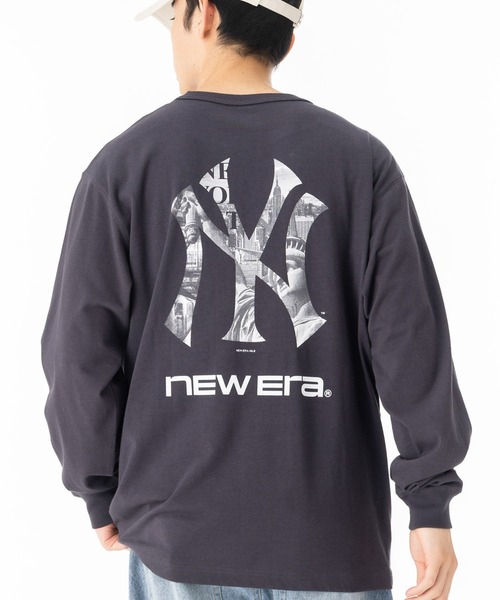 NEW ERA(ニューエラ)の「ニューエラ 長袖TシャツロンT MLB(Tシャツ/カットソー・メンズ・グレー/ネイビー/ホワイト/ブラック・M/XXL/XL/L/S)」の3枚目の写真