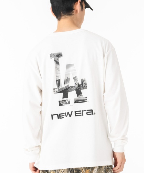 NEW ERA(ニューエラ)の「ニューエラ 長袖TシャツロンT MLB(Tシャツ/カットソー・メンズ・グレー/ネイビー/ホワイト/ブラック・M/XXL/XL/L/S)」の2枚目の写真