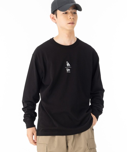 NEW ERA(ニューエラ)の「ニューエラ 長袖TシャツロンT MLB(Tシャツ/カットソー・メンズ・グレー/ネイビー/ホワイト/ブラック・M/XXL/XL/L/S)」の5枚目の写真