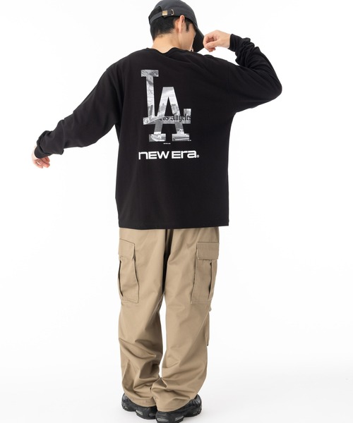 NEW ERA(ニューエラ)の「ニューエラ 長袖TシャツロンT MLB(Tシャツ/カットソー・メンズ・グレー/ネイビー/ホワイト/ブラック・M/XXL/XL/L/S)」の9枚目の写真