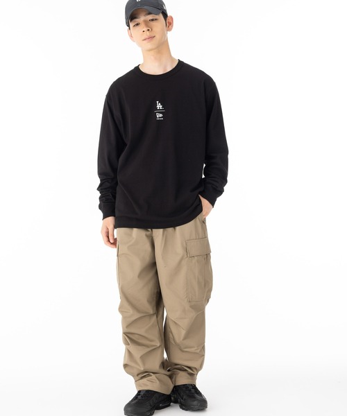 NEW ERA(ニューエラ)の「ニューエラ 長袖TシャツロンT MLB(Tシャツ/カットソー・メンズ・グレー/ネイビー/ホワイト/ブラック・M/XXL/XL/L/S)」の8枚目の写真