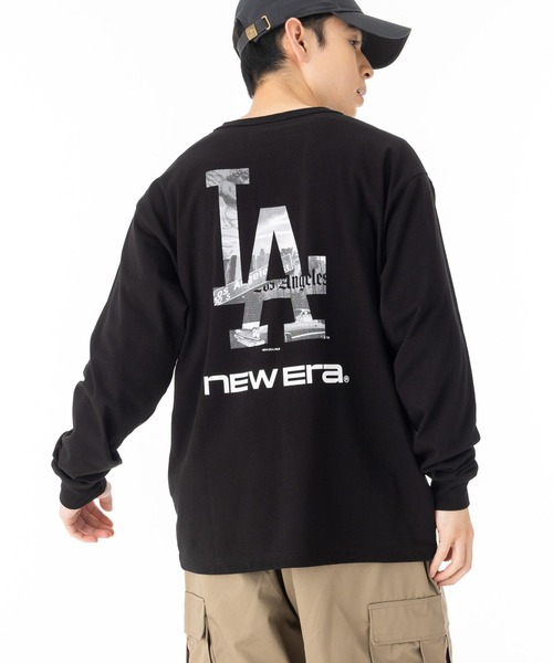 NEW ERA(ニューエラ)の「ニューエラ 長袖TシャツロンT MLB(Tシャツ/カットソー・メンズ・グレー/ネイビー/ホワイト/ブラック・M/XXL/XL/L/S)」の7枚目の写真