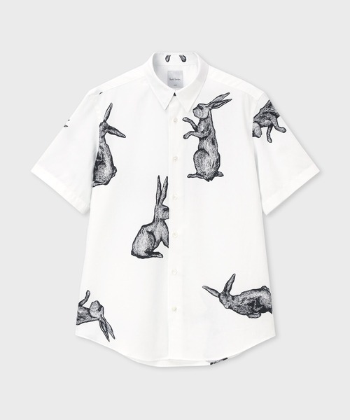 Paul Smith(ポールスミス)の「"Rabbit" 半袖シャツ / 263304 127Y(シャツ/ブラウス・メンズ・オフホワイト・X-LARGE/LARGE/MEDIUM/SMALL)」の1枚目の写真