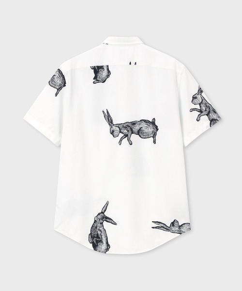 Paul Smith(ポールスミス)の「"Rabbit" 半袖シャツ / 263304 127Y(シャツ/ブラウス・メンズ・オフホワイト・X-LARGE/LARGE/MEDIUM/SMALL)」の2枚目の写真