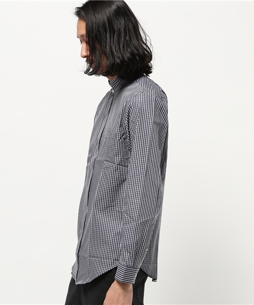 Lui's(ルイス)の「4×4 MAN(フォーバイ・フォーマン) 二重衿比翼シャツ(シャツ/ブラウス・メンズ・その他20/ベージュ/ホワイト/ネイビー・SMALL/MEDIUM)」の5枚目の写真