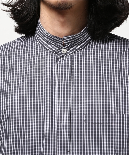 Lui's(ルイス)の「4×4 MAN(フォーバイ・フォーマン) 二重衿比翼シャツ(シャツ/ブラウス・メンズ・その他20/ベージュ/ホワイト/ネイビー・SMALL/MEDIUM)」の7枚目の写真