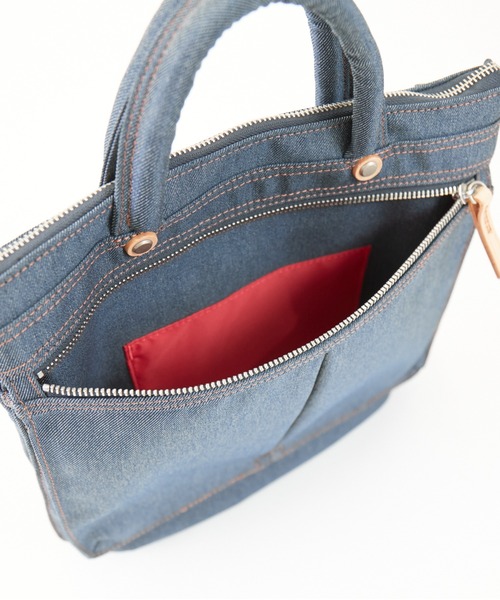 ABAHOUSE(アバハウス)の「【HandHARVEST】デニムバージョン ヘルメットBAG/ショルダーバッグFY0570URBAN BLUE(ショルダーバッグ・メンズ・ネイビー・フリー)」の7枚目の写真