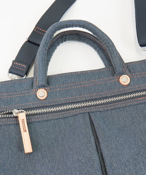 ABAHOUSE(アバハウス)の「【HandHARVEST】デニムバージョン ヘルメットBAG/ショルダーバッグFY0570URBAN BLUE(ショルダーバッグ・メンズ・ネイビー・フリー)」の8枚目の写真