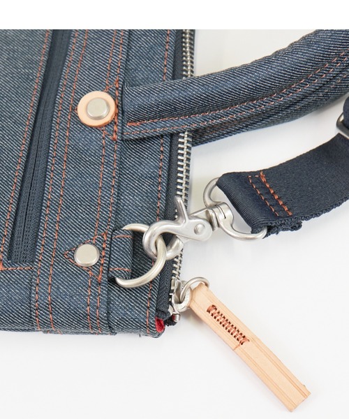 ABAHOUSE(アバハウス)の「【HandHARVEST】デニムバージョン ヘルメットBAG/ショルダーバッグFY0570URBAN BLUE(ショルダーバッグ・メンズ・ネイビー・フリー)」の10枚目の写真