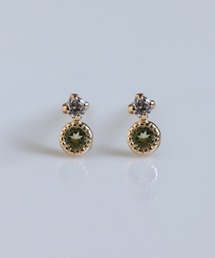 サークル ビジュー ピアス（ピアス（両耳用））｜ete（エテ）の