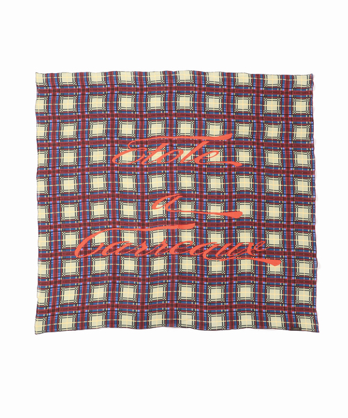 manipuri（マニプリ）の「manipuri マニプリ インドストール Etole 120x120cm（ストール/ショール・レディース・オレンジ・FREE）」の5枚目の写真
