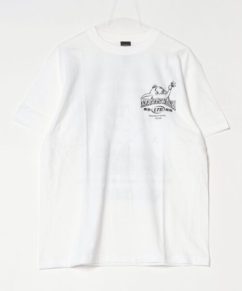 MANASTASH（マナスタッシュ）の「※Ｃｉｔｅｅ　ＨＡＲＡＪＵＫＵ　ＴＥＥ（Tシャツ/カットソー・メンズ・ホワイト/ホワイト系2/ベージュ/ピンク・L/M/S/XL）」の2枚目の写真