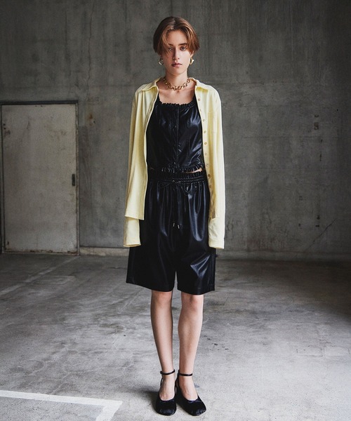 MAISON SPECIAL(メゾンスペシャル)の「(Yurika Nakano Collaboration) Candy Belt Shirt/(ナカノユリカコラボ)キャンディベルトシャツ(Tシャツ/カットソー・レディース・グレー/イエロー/ブルー・FREE)」の8枚目の写真