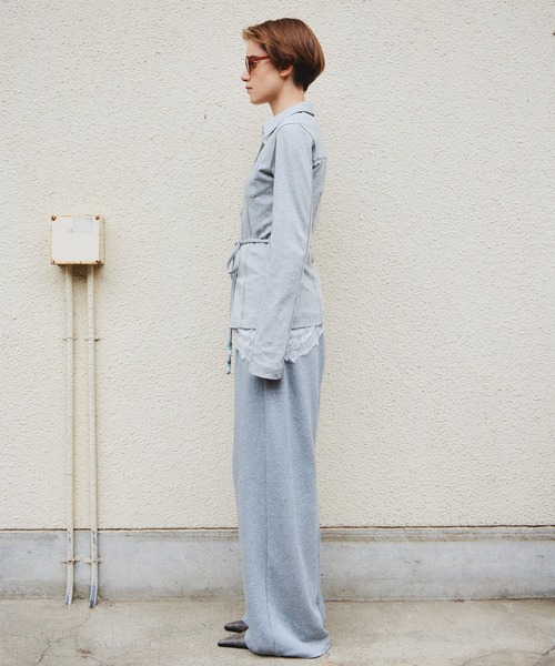 MAISON SPECIAL(メゾンスペシャル)の「(Yurika Nakano Collaboration) Candy Belt Shirt/(ナカノユリカコラボ)キャンディベルトシャツ(Tシャツ/カットソー・レディース・グレー/イエロー/ブルー・FREE)」の16枚目の写真