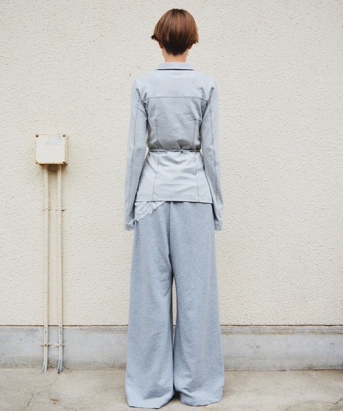 MAISON SPECIAL(メゾンスペシャル)の「(Yurika Nakano Collaboration) Candy Belt Shirt/(ナカノユリカコラボ)キャンディベルトシャツ(Tシャツ/カットソー・レディース・グレー/イエロー/ブルー・FREE)」の17枚目の写真