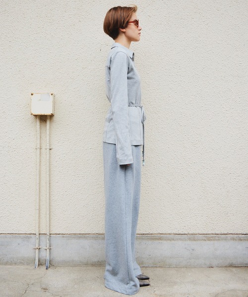 MAISON SPECIAL(メゾンスペシャル)の「(Yurika Nakano Collaboration) Candy Belt Shirt/(ナカノユリカコラボ)キャンディベルトシャツ(Tシャツ/カットソー・レディース・グレー/イエロー/ブルー・FREE)」の18枚目の写真