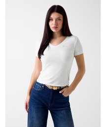Guess | MINI Logo V-Neck Tee Tシャツ Vネック(Tシャツ/カットソー)