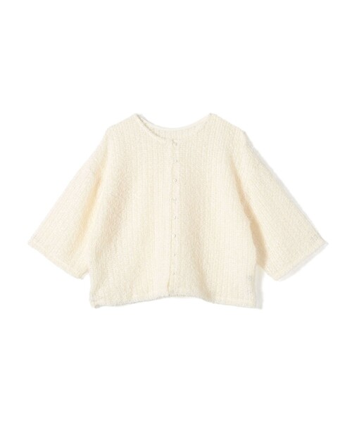 SHIPS(シップス)の「〈手洗い可能〉フェザー メッシュ 前後 2WAY 裾 ドロスト ブラウス(シャツ/ブラウス・レディース・ナチュラル/ブラック・ONE SIZE)」の16枚目の写真