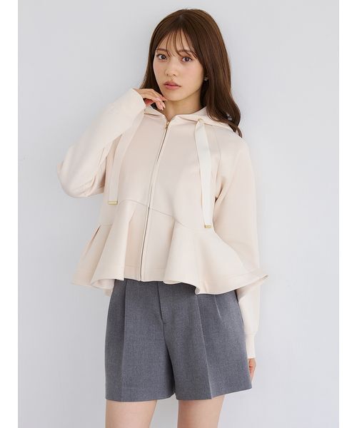 CELFORD（セルフォード）の「【セットアップ対応】ベルト付きタックショートパンツ（その他パンツ・レディース・グレー/ブラウン/ベージュ/ブラック・36/38）」の12枚目の写真