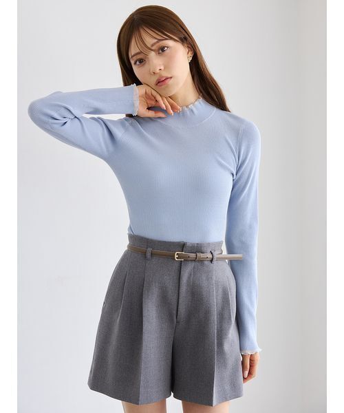 CELFORD（セルフォード）の「【セットアップ対応】ベルト付きタックショートパンツ（その他パンツ・レディース・グレー/ブラウン/ベージュ/ブラック・36/38）」の13枚目の写真