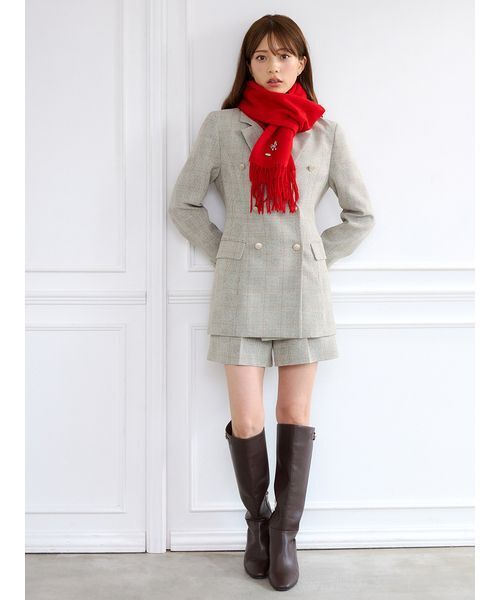 CELFORD（セルフォード）の「【セットアップ対応】ベルト付きタックショートパンツ（その他パンツ・レディース・グレー/ブラウン/ベージュ/ブラック・36/38）」の18枚目の写真