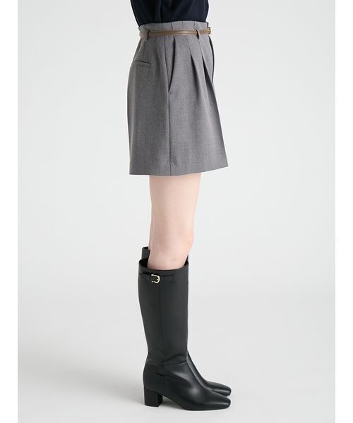 CELFORD（セルフォード）の「【セットアップ対応】ベルト付きタックショートパンツ（その他パンツ・レディース・グレー/ブラウン/ベージュ/ブラック・36/38）」の21枚目の写真