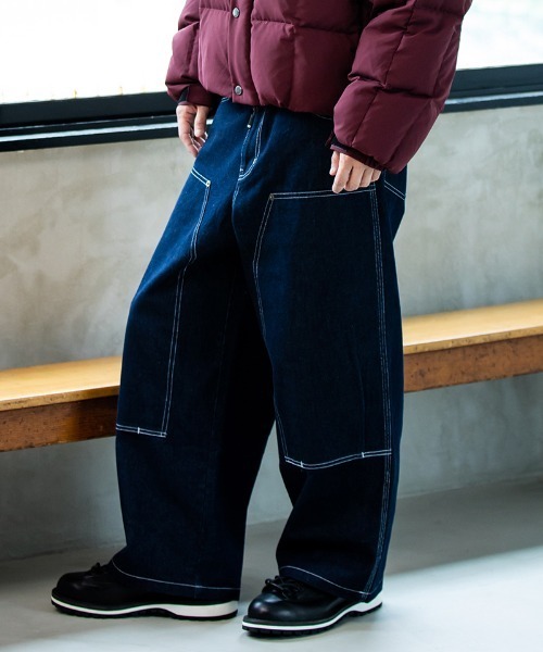 430(フォーサーティ)の「mp15284-DKB DENIM PANTS 1-WASH デニムパンツ(26-154)(デニムパンツ・メンズ・インディゴブルー・1/2/3/0)」の1枚目の写真