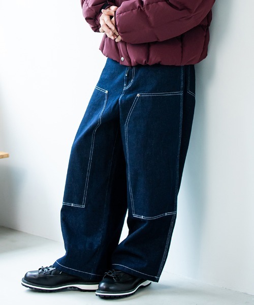 430(フォーサーティ)の「mp15284-DKB DENIM PANTS 1-WASH デニムパンツ(26-154)(デニムパンツ・メンズ・インディゴブルー・1/2/3/0)」の17枚目の写真