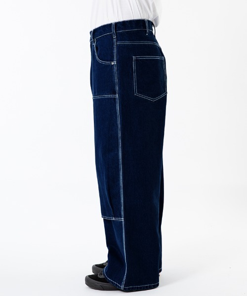 430(フォーサーティ)の「mp15284-DKB DENIM PANTS 1-WASH デニムパンツ(26-154)(デニムパンツ・メンズ・インディゴブルー・1/2/3/0)」の8枚目の写真