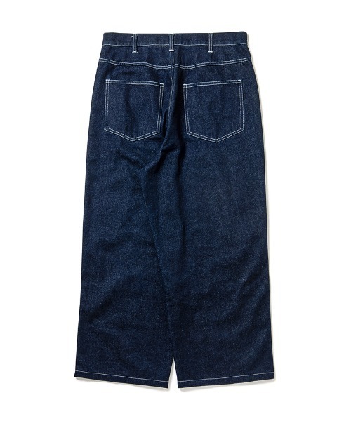 430(フォーサーティ)の「mp15284-DKB DENIM PANTS 1-WASH デニムパンツ(26-154)(デニムパンツ・メンズ・インディゴブルー・1/2/3/0)」の2枚目の写真