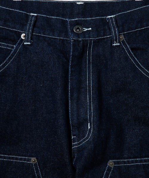 430(フォーサーティ)の「mp15284-DKB DENIM PANTS 1-WASH デニムパンツ(26-154)(デニムパンツ・メンズ・インディゴブルー・1/2/3/0)」の3枚目の写真