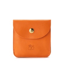 値下げ！IL BISONTE 三つ折り財布 オレンジ IL BISONTE｜イル ビゾンテの財布（オレンジ/橙色系・レザー・本革