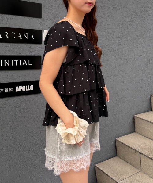 w closet（ダブルクローゼット）の「2WAYリボンブラウス（シャツ/ブラウス・レディース・オフホワイト/サックスブルー/ホワイト系その他/ブラック系その他・FREE）」の18枚目の写真