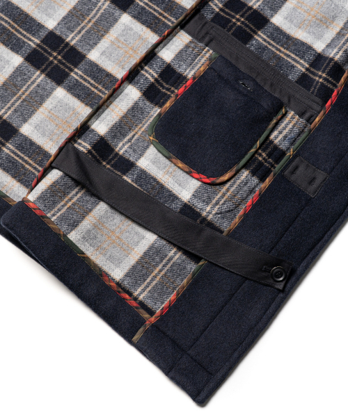 EDINBURGH CLUB（エディンバラクラブ）の「[London Tradition x  Edinburgh Club] ERICA MENS DUFFLE COAT [NAVY]（チェスターコート・メンズ・ネイビー・X-LARGE/LARGE/MEDIUM/SMALL）」の6枚目の写真