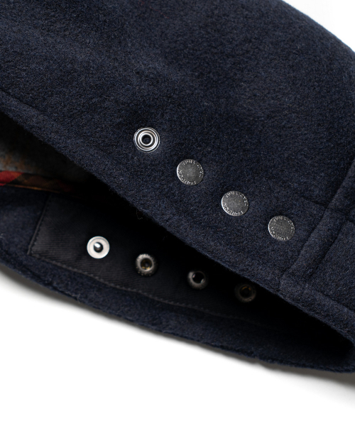 EDINBURGH CLUB（エディンバラクラブ）の「[London Tradition x  Edinburgh Club] ERICA MENS DUFFLE COAT [NAVY]（チェスターコート・メンズ・ネイビー・X-LARGE/LARGE/MEDIUM/SMALL）」の3枚目の写真