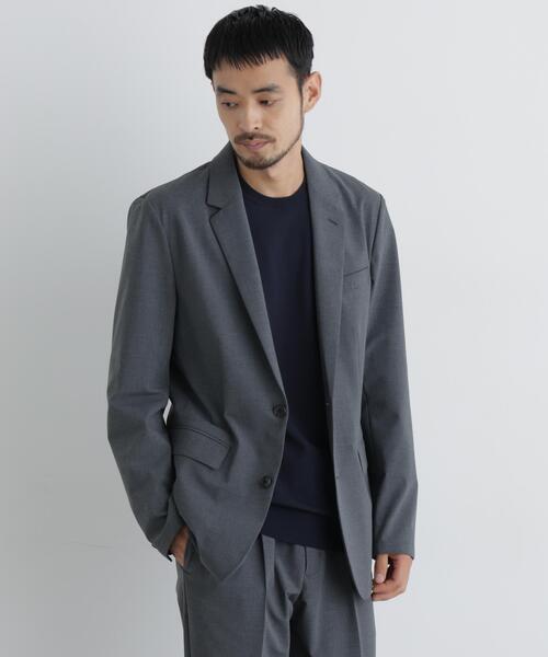 NANO universe(ナノユニバース)の「【大人気セットアップ】「Damerino」ウールライクトロストレッチセットアップ/WASHABLE(セットアップ・メンズ・ネイビー/チャコール・M/S/L/XL)」の3枚目の写真