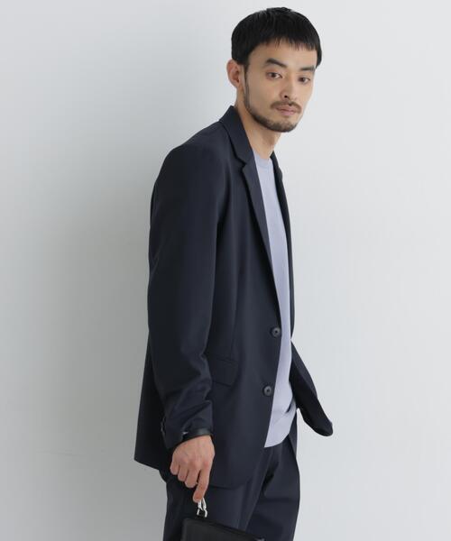 NANO universe(ナノユニバース)の「【大人気セットアップ】「Damerino」ウールライクトロストレッチセットアップ/WASHABLE(セットアップ・メンズ・ネイビー/チャコール・M/S/L/XL)」の13枚目の写真