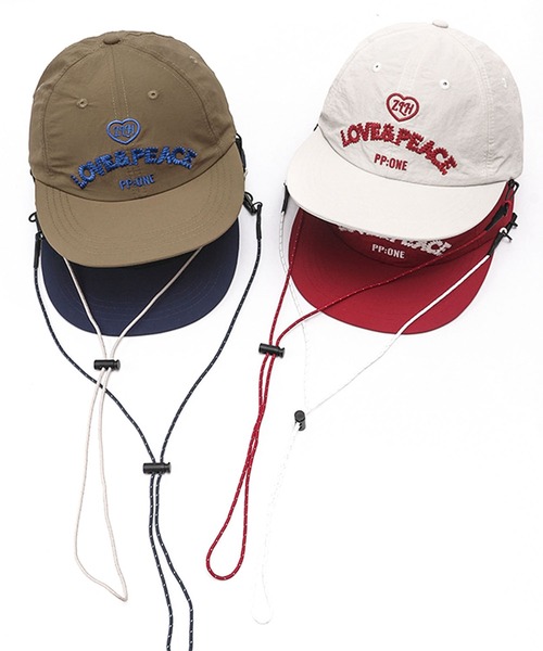 CALIFORNIA OUTFITTERS（カリフォルニア アウトフィッターズ）の「7D63-NK コード付き ロゴキャップ（キャップ・メンズ・ブラウン/ネイビー/ホワイト/レッド・ONESIZE）」の7枚目の写真