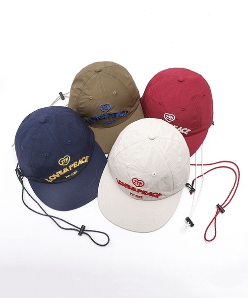 CALIFORNIA OUTFITTERS（カリフォルニア アウトフィッターズ）の「7D63-NK コード付き ロゴキャップ（キャップ・メンズ・ブラウン/ネイビー/ホワイト/レッド・ONESIZE）」の8枚目の写真
