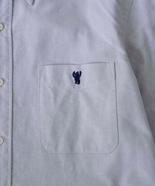 coen(コーエン)の「ベア刺繍 ベーシックハイカウントオックスフォード ボタンダウンシャツ(シャツ/ブラウス・メンズ・その他1/ライトブルー/ホワイト/ダークグレー/その他3/その他2・XL/L/M/S)」の9枚目の写真